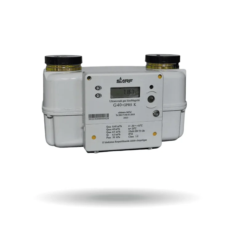 SARF G40 ultratovushli smart gaz hisoblagichi, GPRS-modem va klapan bilan