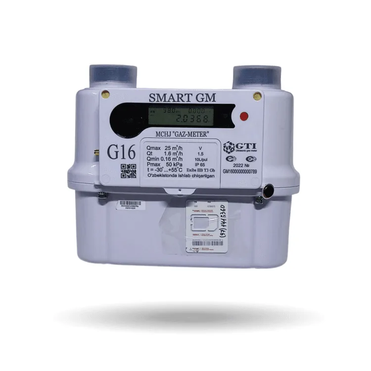 Smart GM G16 ultratovushli smart gaz hisoblagichi, GSM-modem va klapan bilan