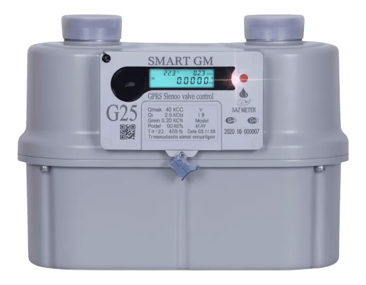Smart GM G25 ultratovushli smart gaz hisoblagichi, GSM-modem va klapan bilan