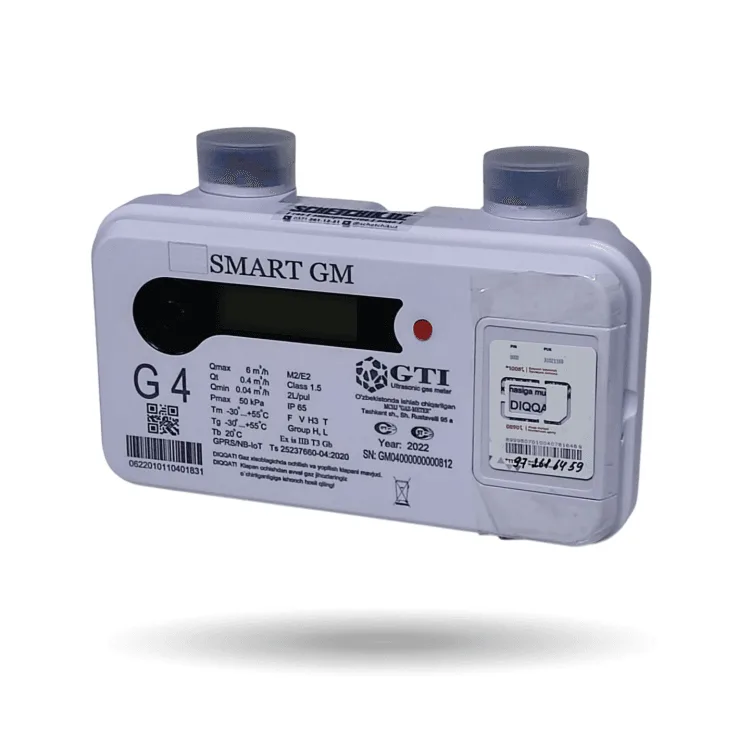 Ультразвуковой смарт-счётчик газа Smart GM G4 с GSM-модемом, клапаном и антенной
